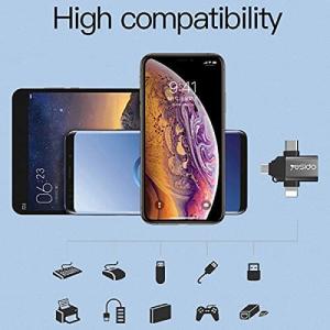 عرض 2 3-in-1 USB TYPE-C/MICRO USB/APPLE PORT CONNECT CONVERTER او تي جي 3 في 1، نوع سي، مايكرو USB، محول وصلة بمنفذ لموبايل ابل